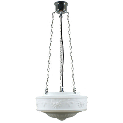 3 Chain Suspension Pendant Light Brass With 11"
