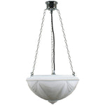 3 Chain Suspension Pendant Light With 14" Empire