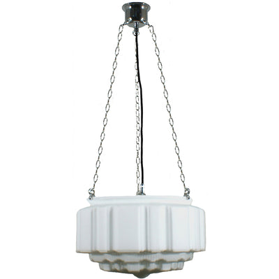 3 Chain Suspension Pendant Light  With 14"