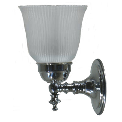 Kline Wall Light Chrome With Zipper 23 Glass by Lode Lighting