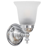 Kline Wall Light Chrome With Zipper 23 Glass by Lode Lighting