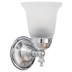 Kline Wall Light Chrome With Zipper 23 Glass by Lode Lighting