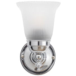 Kline Wall Light Chrome With Zipper 23 Glass by Lode Lighting