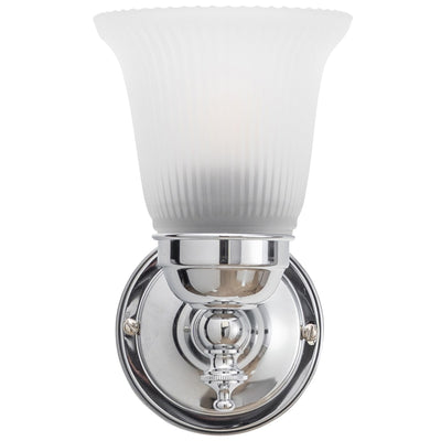 Kline Wall Light Chrome With Zipper 23 Glass by Lode Lighting