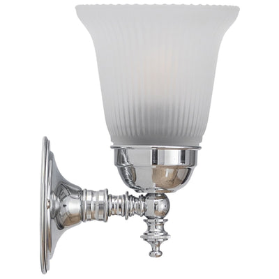 Kline Wall Light Chrome With Zipper 23 Glass by Lode Lighting