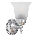 Kline Wall Light Chrome With Zipper 23 Glass by Lode Lighting