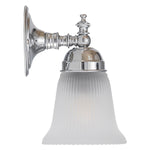 Kline Wall Light Chrome With Zipper 23 Glass by Lode Lighting