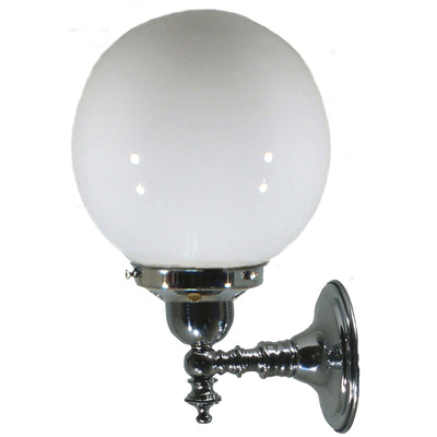 Koscina Wall Light with 6'' Sphere Opal Gloss by Lode Lighting