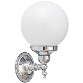 Koscina Wall Light with 6'' Sphere Opal Gloss by Lode Lighting