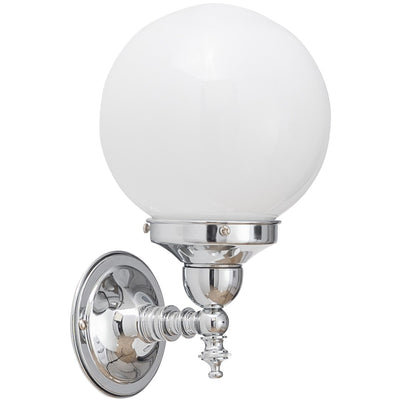 Koscina Wall Light with 6'' Sphere Opal Gloss by Lode Lighting