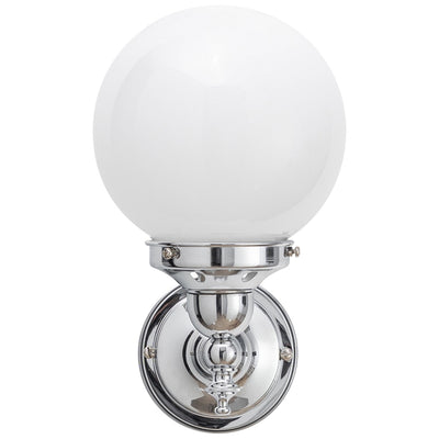Koscina Wall Light with 6'' Sphere Opal Gloss by Lode Lighting