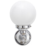 Koscina Wall Light with 6'' Sphere Opal Gloss by Lode Lighting