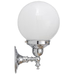 Koscina Wall Light with 6'' Sphere Opal Gloss by Lode Lighting