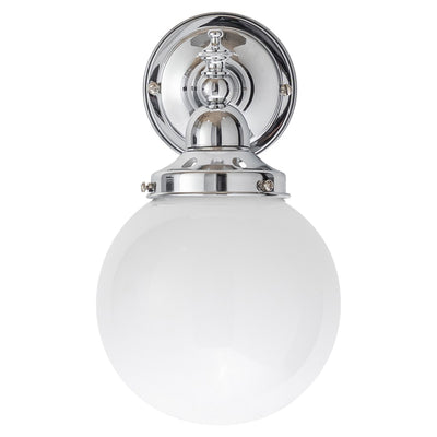 Koscina Wall Light with 6'' Sphere Opal Gloss by Lode Lighting