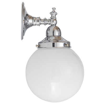 Koscina Wall Light with 6'' Sphere Opal Gloss by Lode Lighting