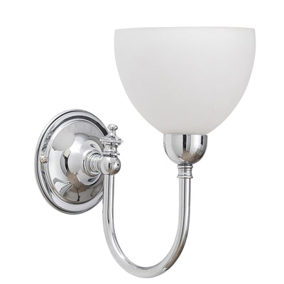 Loxton Wall Light With Decatron Opal Matt Glass