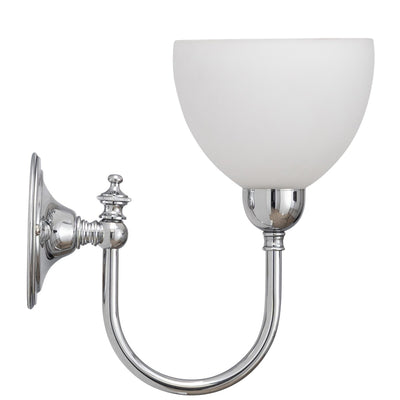 Loxton Wall Light With Decatron Opal Matt Glass
