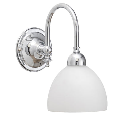 Loxton Wall Light With Decatron Opal Matt Glass