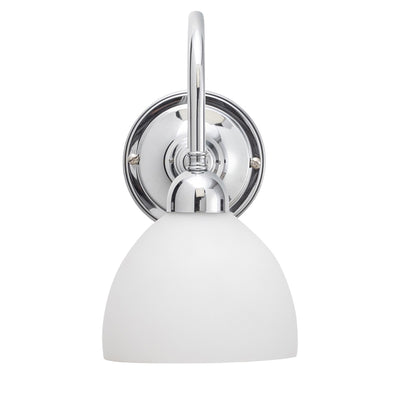 Loxton Wall Light With Decatron Opal Matt Glass