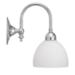 Loxton Wall Light With Decatron Opal Matt Glass