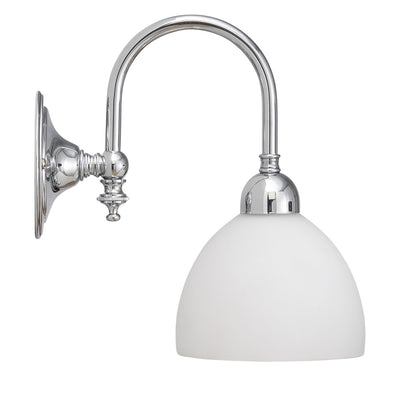 Loxton Wall Light With Decatron Opal Matt Glass