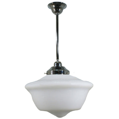 Single Rod Pendant Light With 12" Victorian