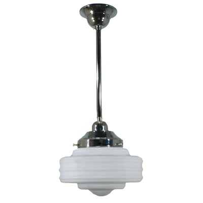Single Rod Pendant Light With Detroit 8"