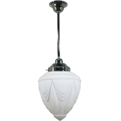 Single Rod Pendant Light With 8" Empire