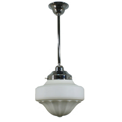 Single Rod Pendant Light With 9" Derby