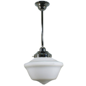 Single Rod Pendant Light With 9" Victorian