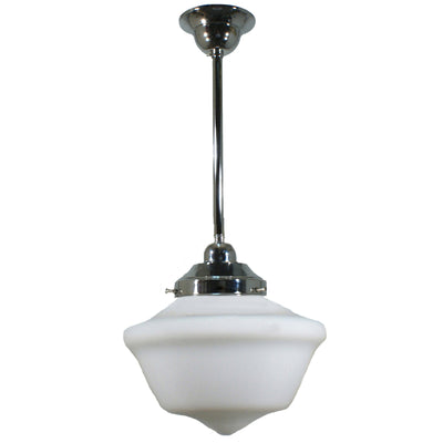 Single Rod Pendant Light With 9" Victorian