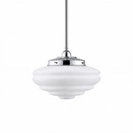 Single Rod Pendant Light With Chateau