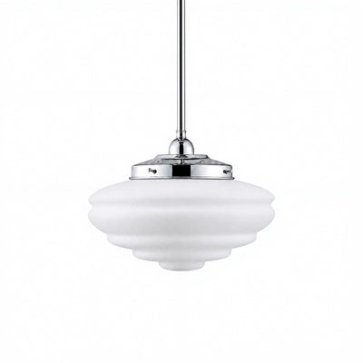 Single Rod Pendant Light With Chateau