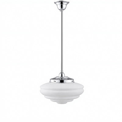Single Rod Pendant Light With Chateau