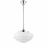 Single Rod Pendant Light With Chateau