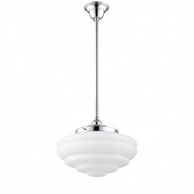Single Rod Pendant Light With Chateau