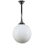 Single Rod Pendant Light With 12" Sphere