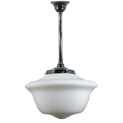 Single Rod Pendant Light With 16" Victorian