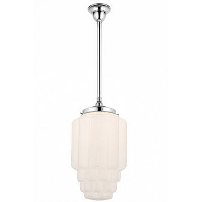 Single Rod Pendant Light With Bergerac