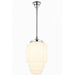 Single Rod Pendant Light With Bergerac