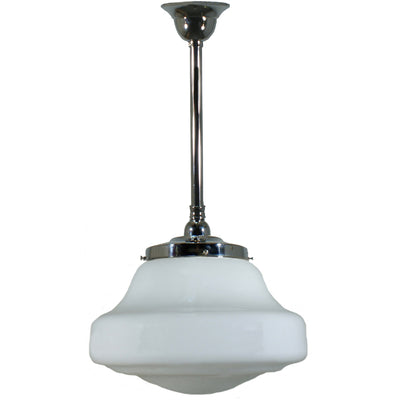 Single Rod Pendant Light With 14" Lincoln