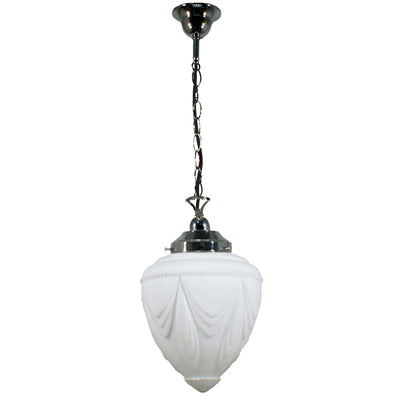 Single Chain Pendant Light With 8" Empir