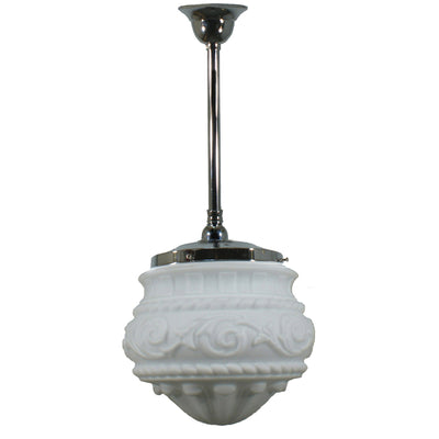 Single Rod Pendant Light With 12" Premier