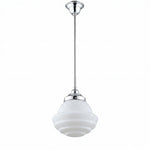 Single Rod Pendant Light With Parkville 9"