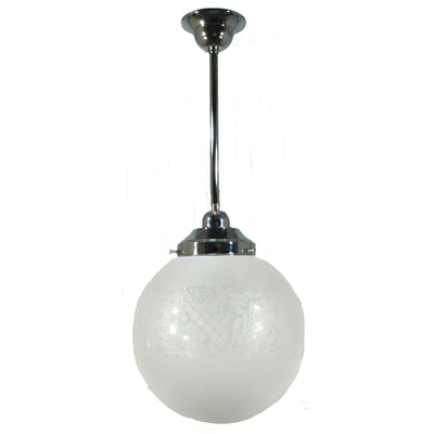 Single Rod Pendant Light With 10" Sheffield