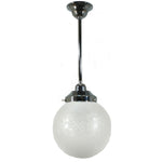 Single Rod Pendant Light With 8" Sheffield