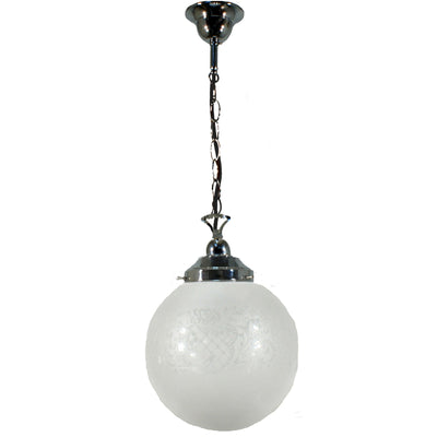 Single Chain Pendant Light With 10" Sheffield