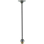 Single Cloth Cord Suspension Set Complete With Lamp Holder