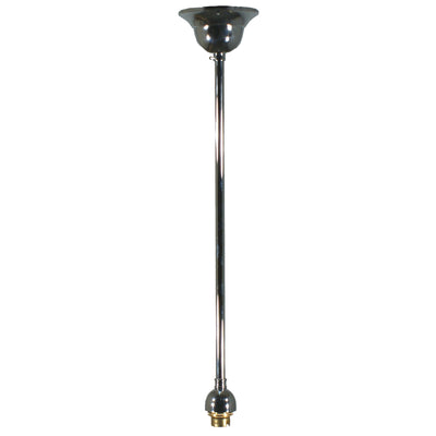 Rod Set 1/2", 3/4" in Patina Black, Brass or Chrome