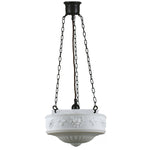 3 Chain Suspension Pendant Light Brass With 11"